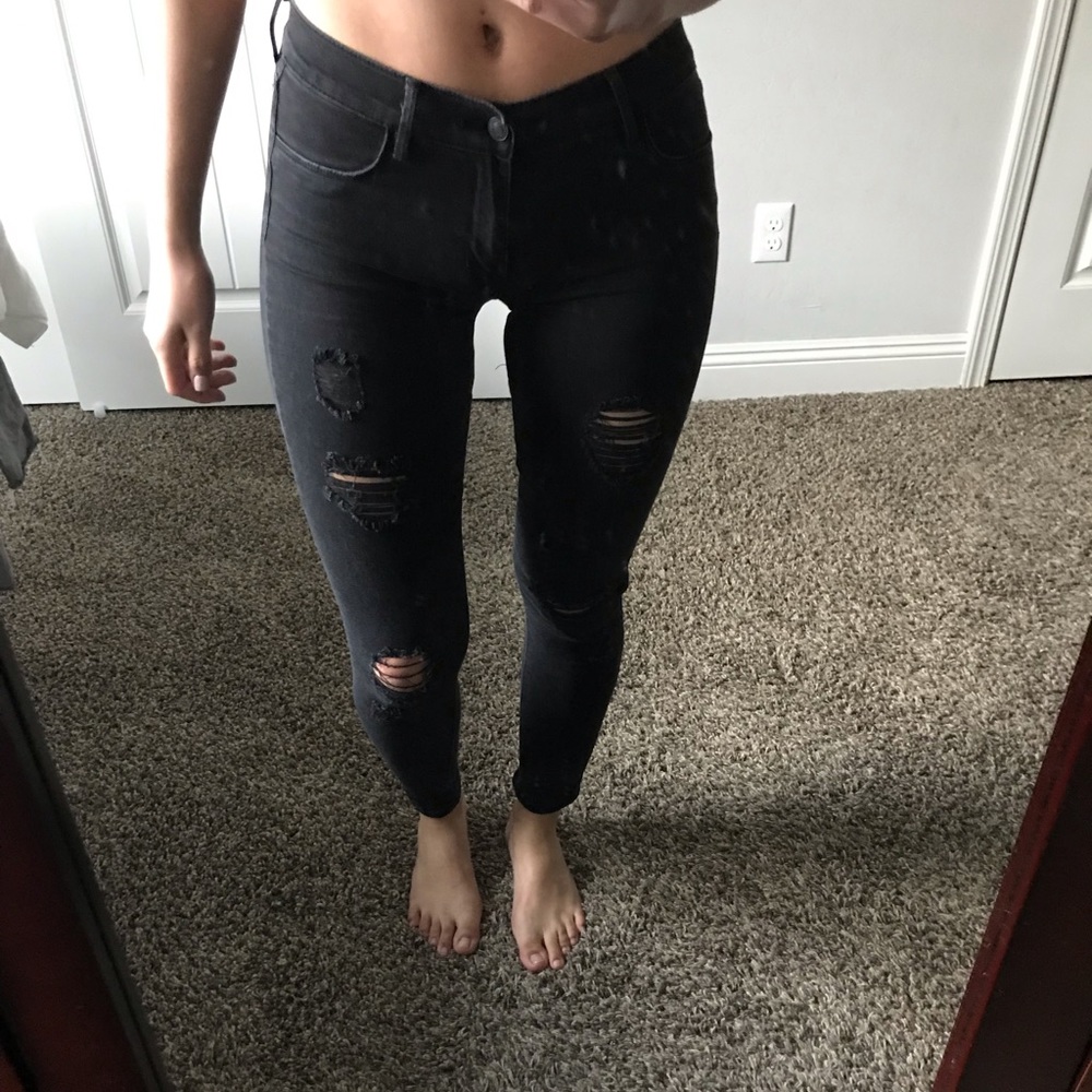 PACSUN distressed jegging